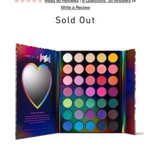 MORPHE Lisa Frank 35B Palette Brand New